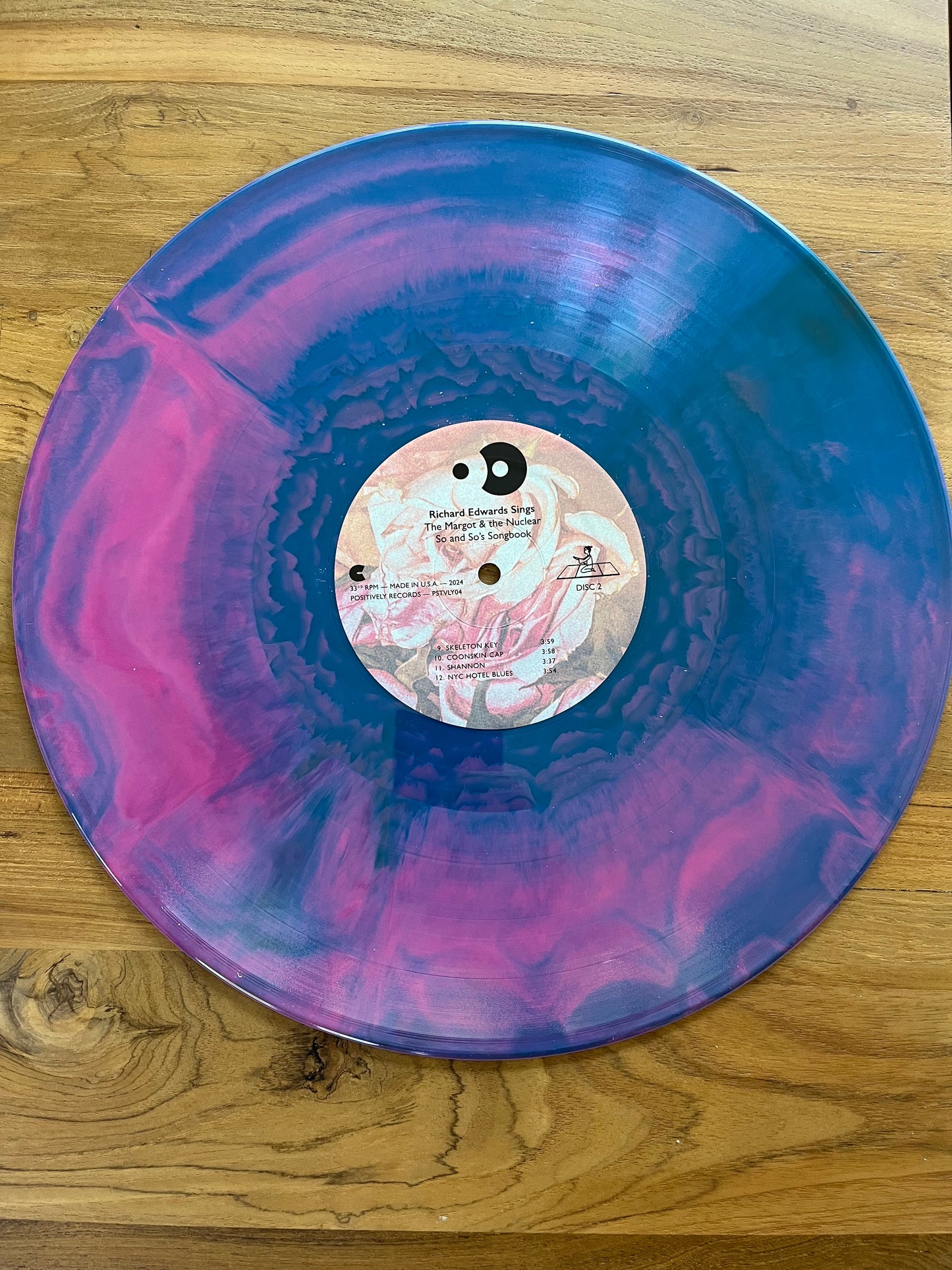 Random Color Vinyl - Purple and Blue Swirls