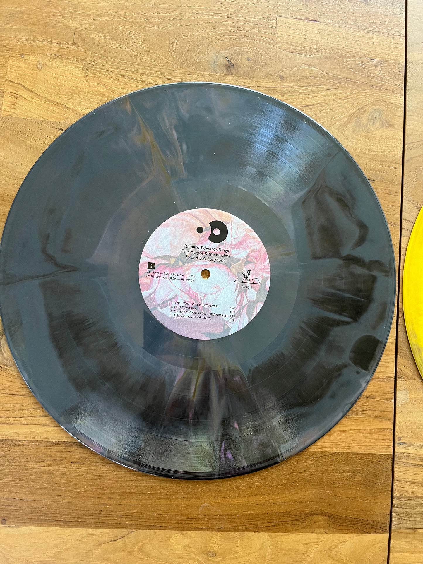 Random Color Vinyl - Grey with Black Marks